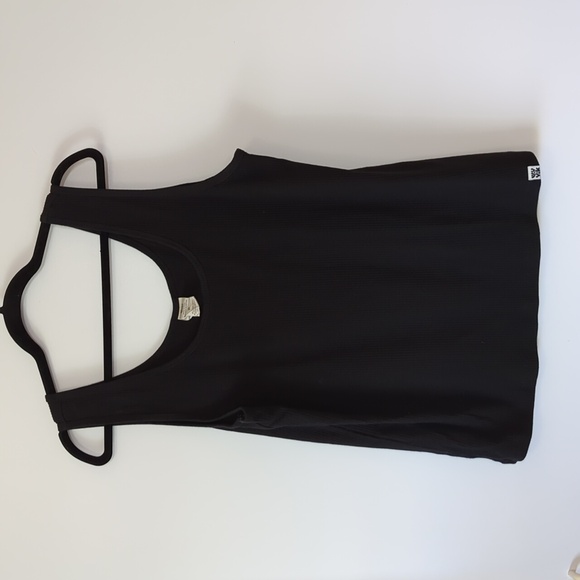 Lucy & Yak Tops - Lucy & Yak Susie Vest Top: ORGANIC COTTON & LENZING ECOVERO - Black - Size XL